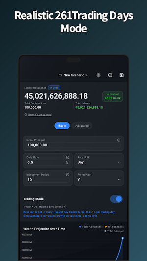 Compound Calc: FIRE & Trading Screenshot 1