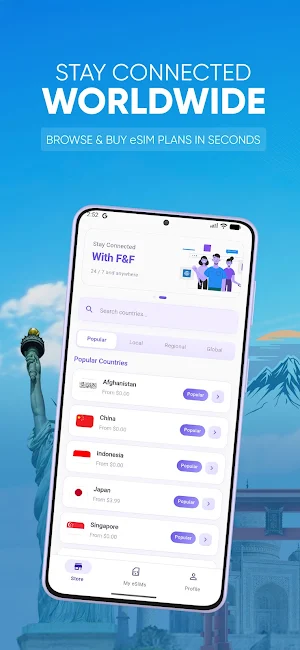 CloudOn: eSim & Travel Data Screenshot 0