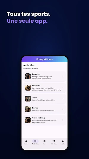 Krisalya Fitness Screenshot 3