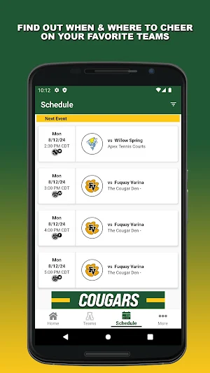 Apex Cougar Athletics Screenshot 1