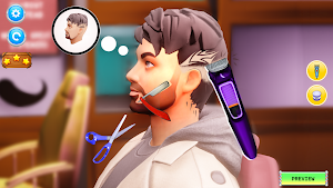 Barber Shop Hair Cut Sim Games Screenshot 1