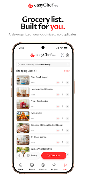 easyChef Pro: Meal Planner Screenshot 3