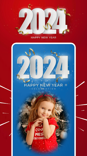 New Year Photo Frame 2024 Screenshot 0