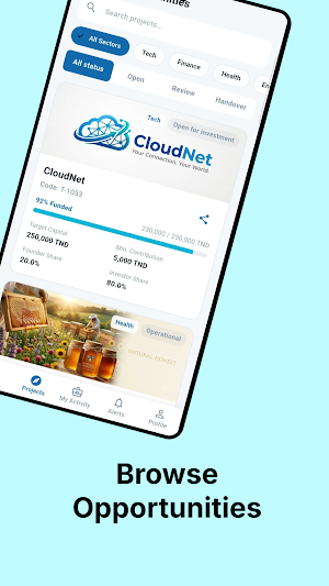 Tasheel - Invest & Launch Screenshot 2