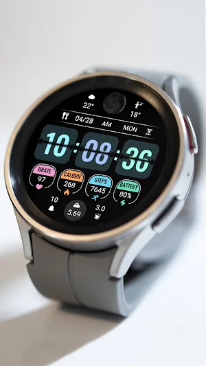 Page Flipping Data ZKin Watch Screenshot 2