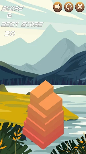 Square Tower Stack Screenshot 2