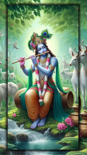 Lord Krishna Wallpaper Live 4K Screenshot 2