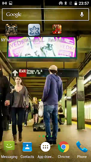 NY Metro Live Wallpapers Video Screenshot 0