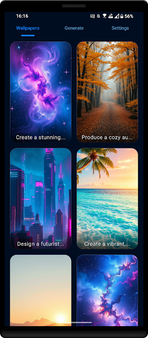 AI Wallpaper Creator - WaveGen Screenshot 1