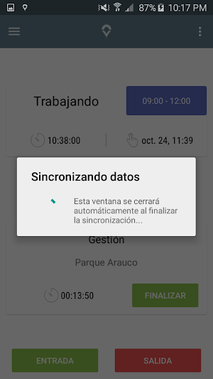 GeoVictoria - Marcación de Asistencia Screenshot 2