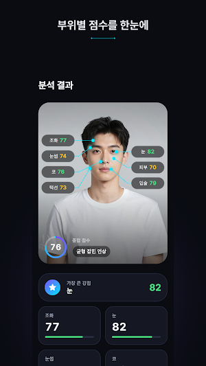 Facet: AI 얼굴 점수·분석 Screenshot 1