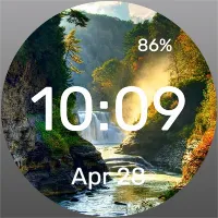 Rocky Waterfall - Watch Face