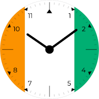 Ivory Coast Analog Watch Face
