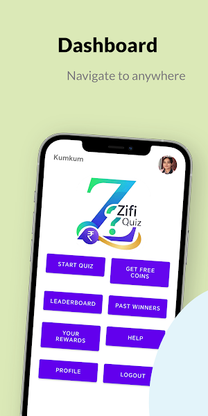 Zifi Quiz: Quiz & Rewards ENG Screenshot 1