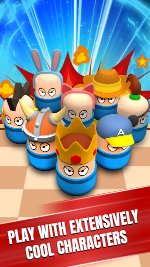 Chapayev 2: Checkers 3D Game Screenshot 1