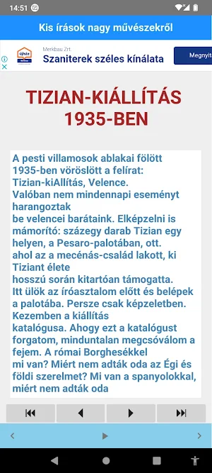 Kis írások nagy művészekről Screenshot 2