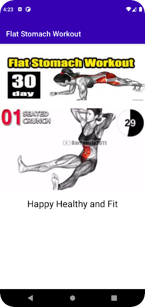 Flat Stomach Workout Screenshot 2