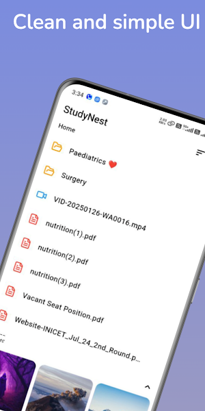 Files Organizer: StudyNest Screenshot 0