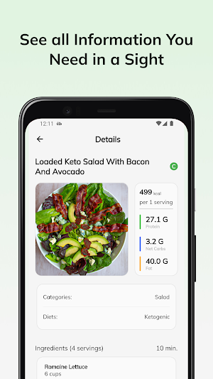Low Carb & Keto Diet App Screenshot 3