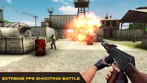 FPS Shooting Commando Warfare: Secret Mission game Screenshot 1