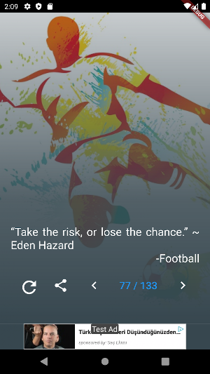 Football - Soccer  Quotes Screenshot 1