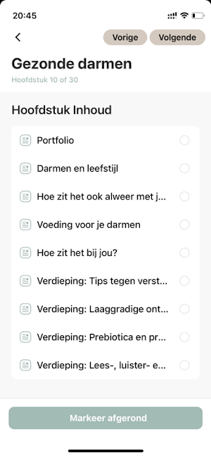 Mijn Leefstijl Academie Screenshot 2