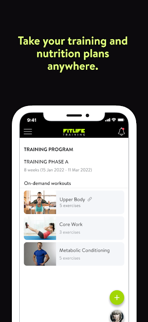 Fitlife Training App Screenshot 1