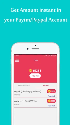Watch & Earn - Free Rupee Screenshot 3