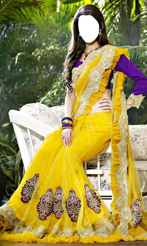 Women Designer Saree Photo Suit Screenshot 2