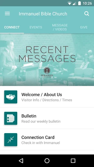 Immanuel Bible Church Screenshot 0