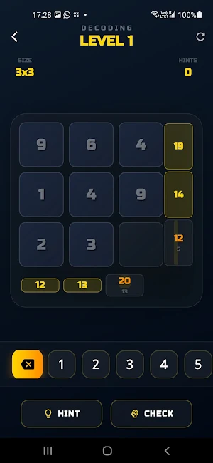 Digit Decipher ：Grid Puzzle Screenshot 3