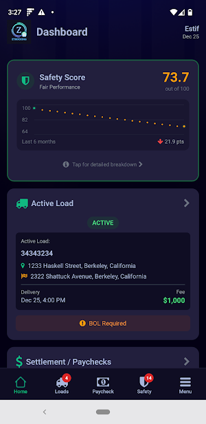 ZTrucking Driver Screenshot 2