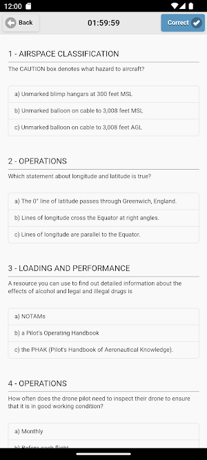 FAA Drone Quiz Screenshot 2