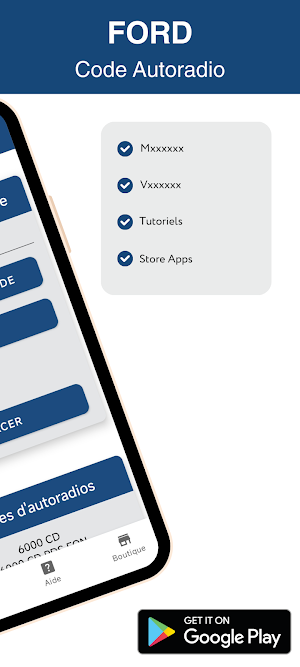 Ford Code Autoradio Screenshot 1
