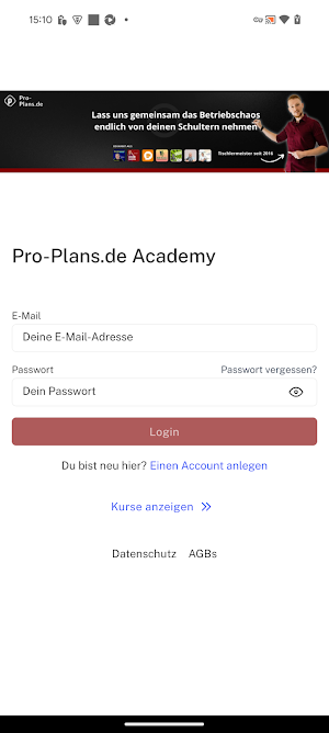 Pro-Plans.de Academy Screenshot 3