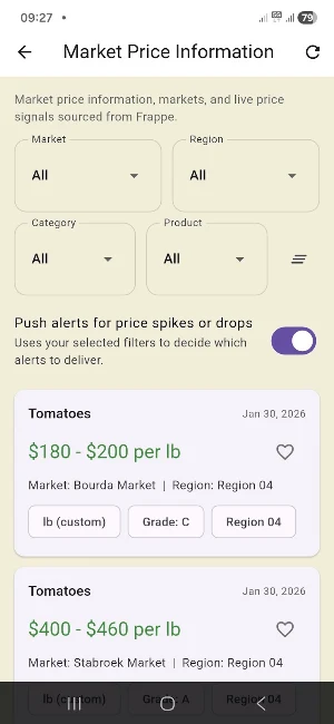 FarmersConnectGY Screenshot 3