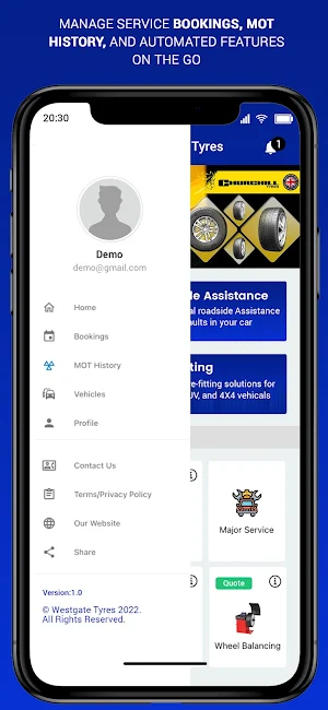 Westgate Tyres Screenshot 1