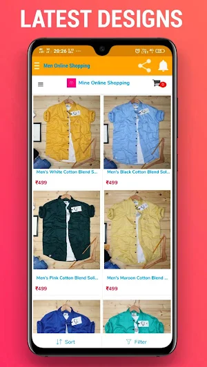 Mens Online Shopping App For Men Screenshot 1