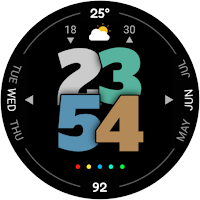 Four Tone Watch Face