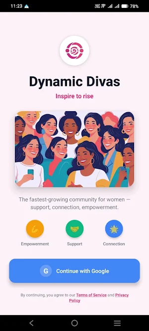 DynamicDivas women community Screenshot 0