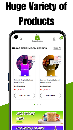 Zraan Grocery Online Shopping Screenshot 2