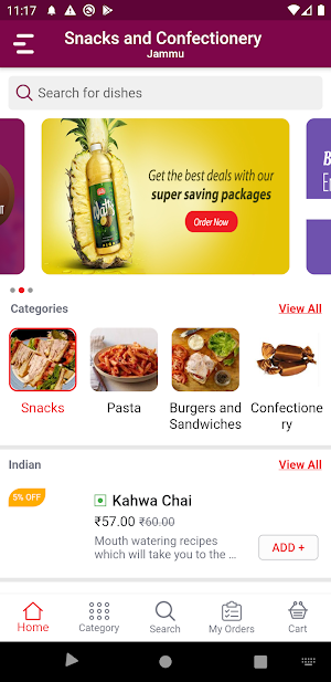 Restro App - Snacks and Confec Screenshot 1