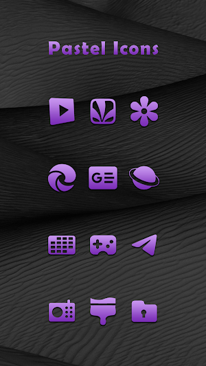 Pastel Purple Icons Screenshot 2