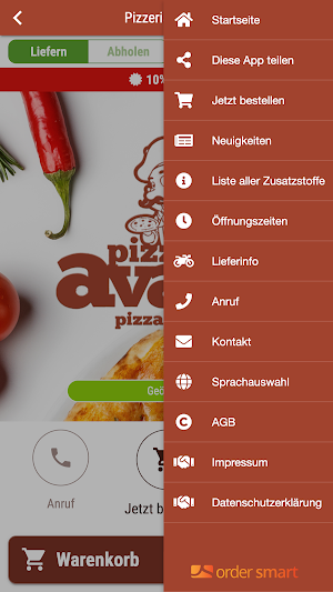 Pizzeria Avanti Screenshot 2