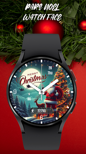 Pars Noel Analog Watch Face Screenshot 3