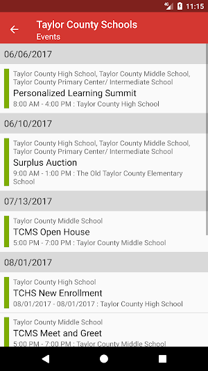Taylor County Schools Screenshot 2
