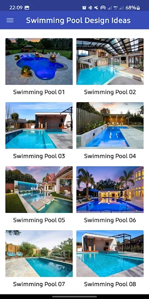 Modern Swimming Pool Ideas Screenshot 0