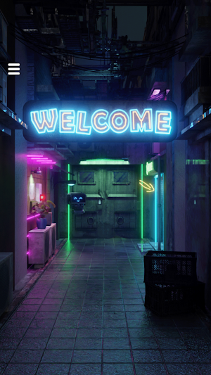 Escape game NEON ALLEY Screenshot 0