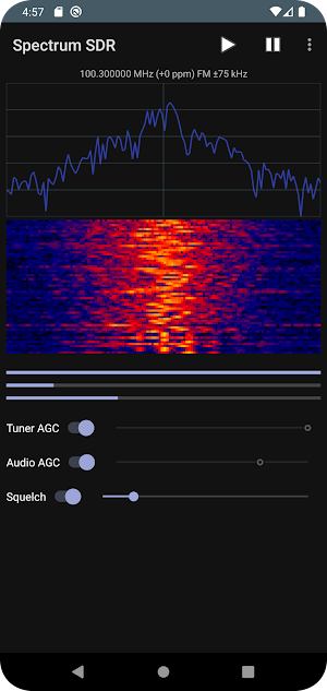 Spectrum SDR (RTL-SDR) Screenshot 3
