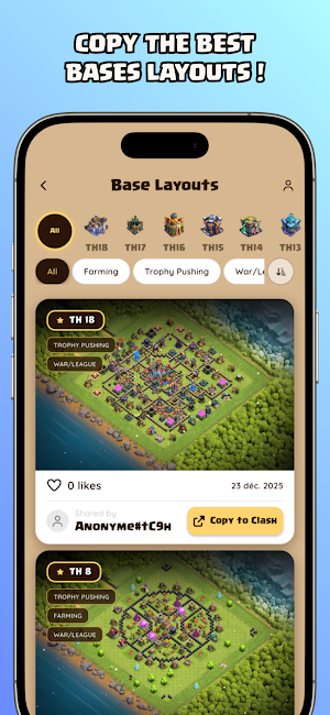 Clash Hub - Bases & Strategies Screenshot 2